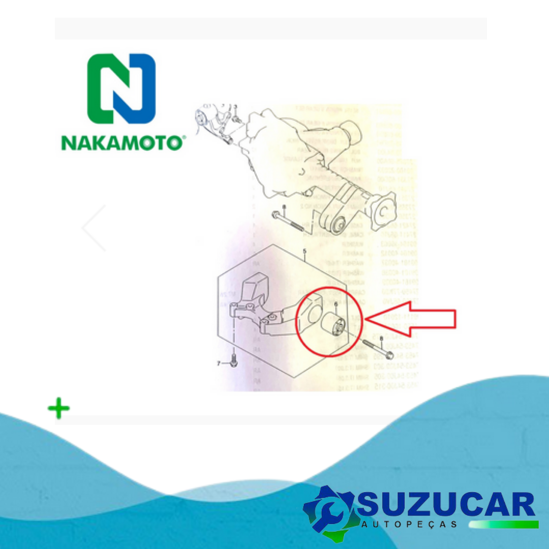 BUCHA BALANCEADOR DIF DIANTEIRO GRAND VITARA 2.0 16V GER III APÓS 2006 / GRAND VITARA V6 3.2
