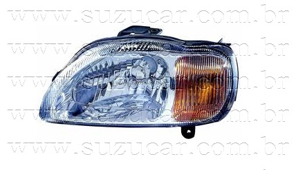 Farol do Suzuki BALENO 1.6 16V c/ Pisca (Esquerdo)