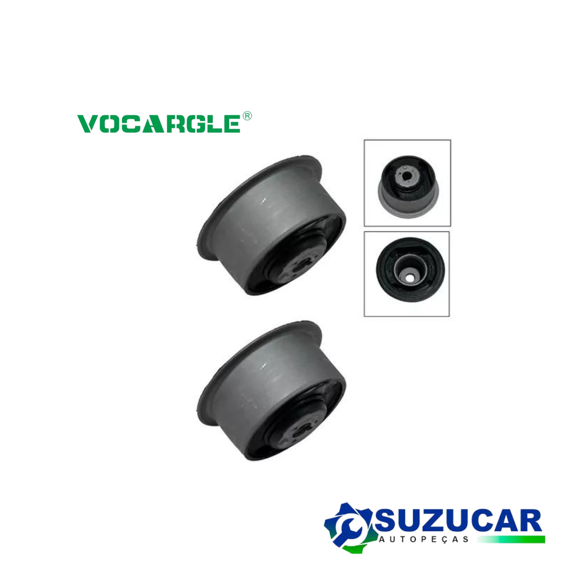 (Par ) Bucha Agregado Diferencial Tras Grand Vitara G3 Após 2006