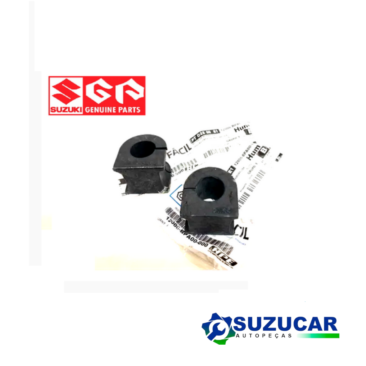 ( PAR ) BUCHA BARRA ESTABILIZADORA GRAND VITARA 2.0 16V GER III APÓS 2006 / 3.2 V6 (ORIGINAL)