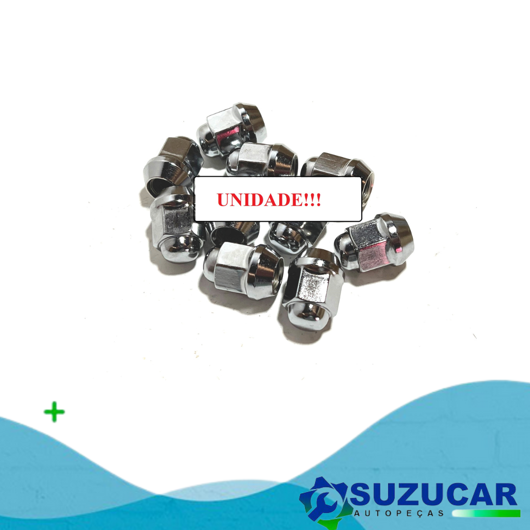 PORCA DE RODA  VITARA 1.6 16V / VITARA 1.6 8V / VITARA 2.0 V6  24V / SIDEKICK 1.6 16V