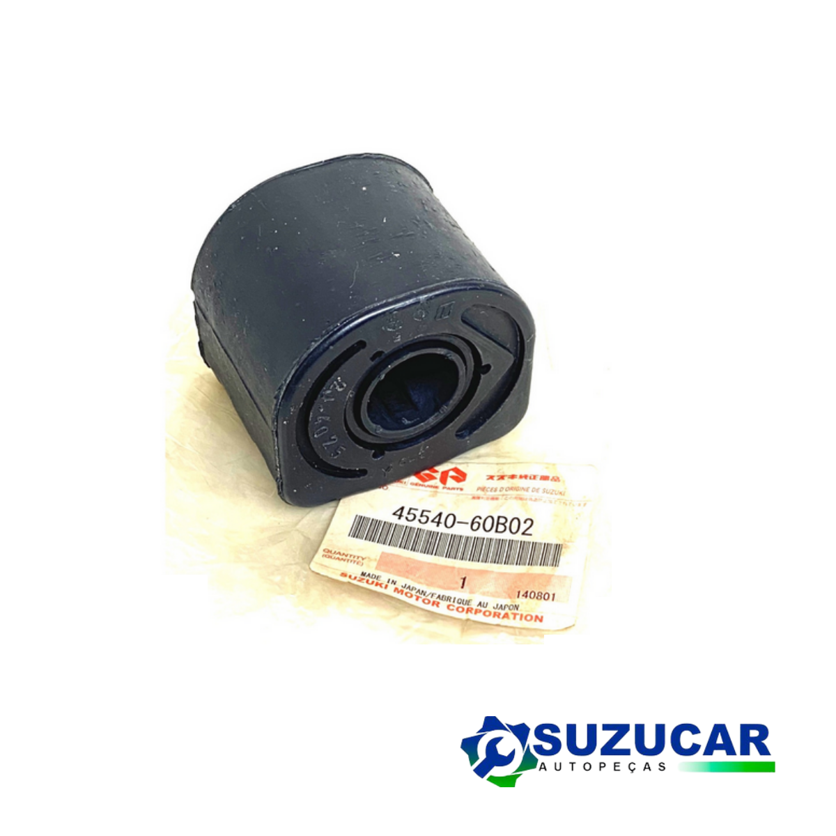 BUCHA DA BANDEJA DIANTEIRA GRANDE BORRACHA BALENO 1.6 16V / SWIFT (ORIGINAL)