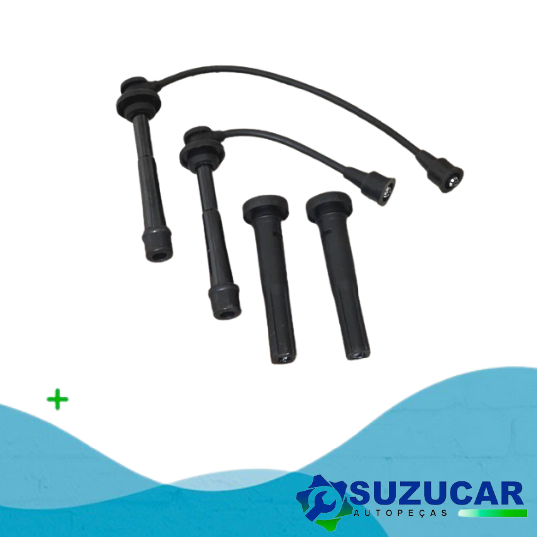 Kit cabo de Velas e Supressivo Jimny 1.3 16v Todos / Ignis 1.3 16v Todos