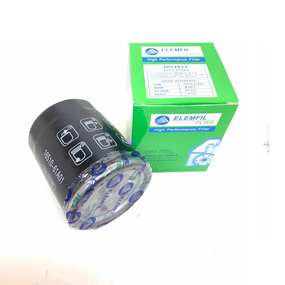 FILTRO DE OLEO DO MOTOR TRACKER  2.0 8V DIESEL RHZ APÓS 2002 / GRAND VITARA  2.0 8V DIESEL RHZ APÓS 2002