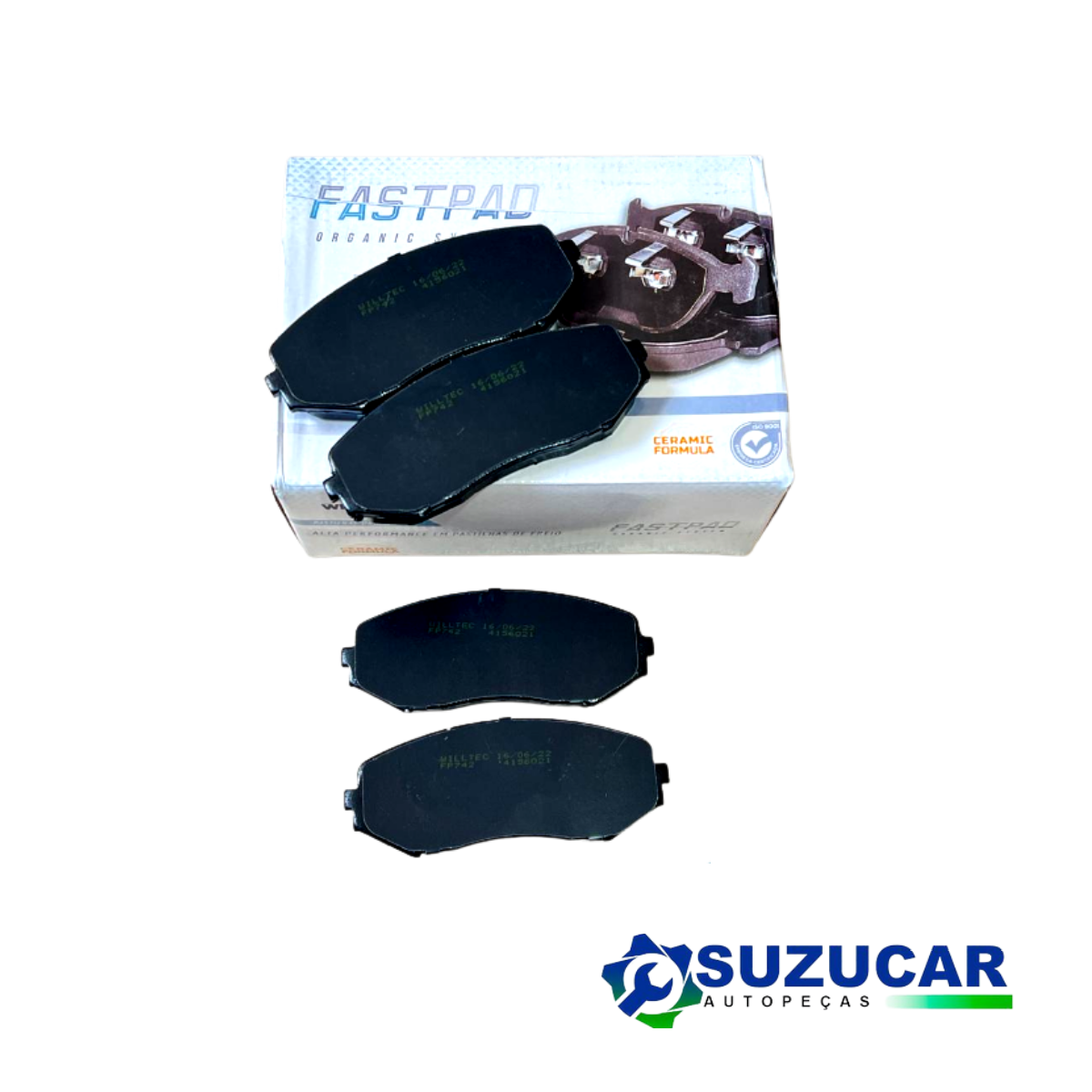 JG DE PASTILHA DE FREIO DIANTEIRA  GRAND VITARA 2.0 16V  GER III APÓS 2006  (CERÂMICA)