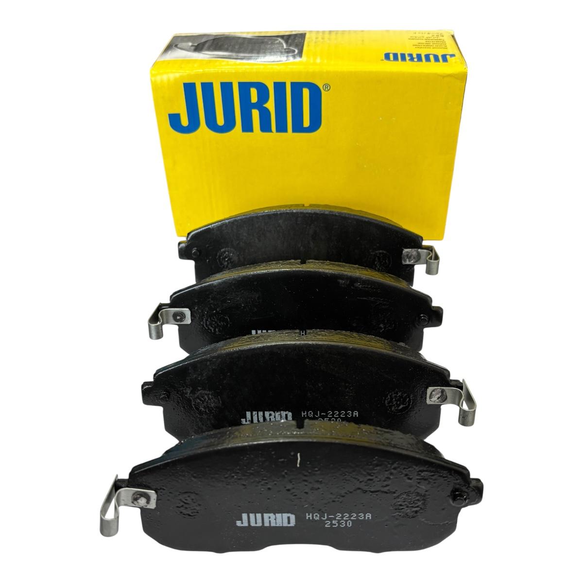 JG DE PASTILHA DE FREIO DIANTEIRA SX4 2.0 16V ATÉ 2015 ( JURID )