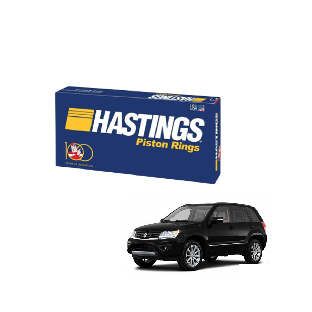 JOGO DE ANEIS STD GRAND VITARA 2.0 16V GER III APÓS 2006 / SX4 2.0 16V