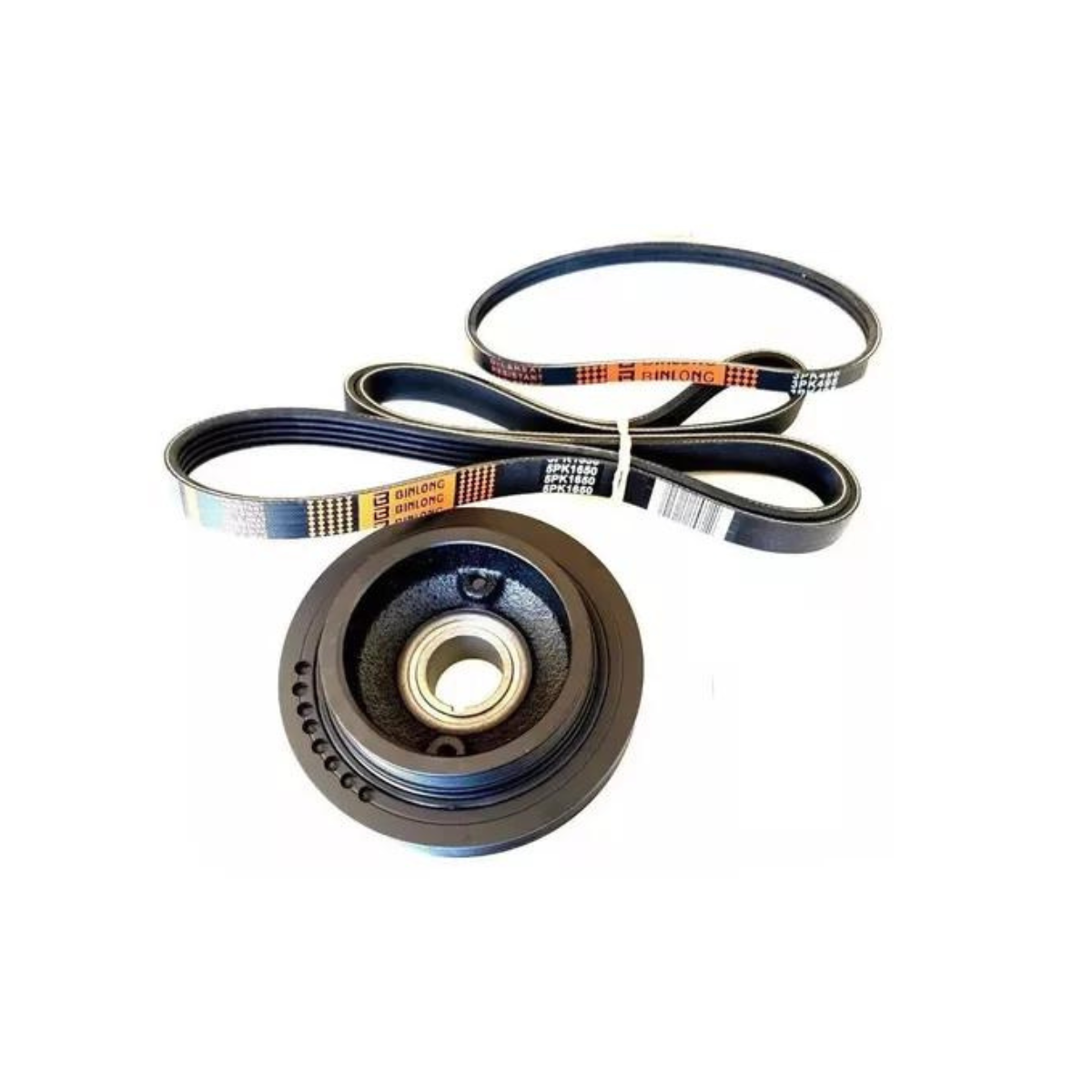 Kit Polia Virabrequim Tracker 2.0 16v Gas Até  2009 / Grand Vitara 2.0 16v Até 2004