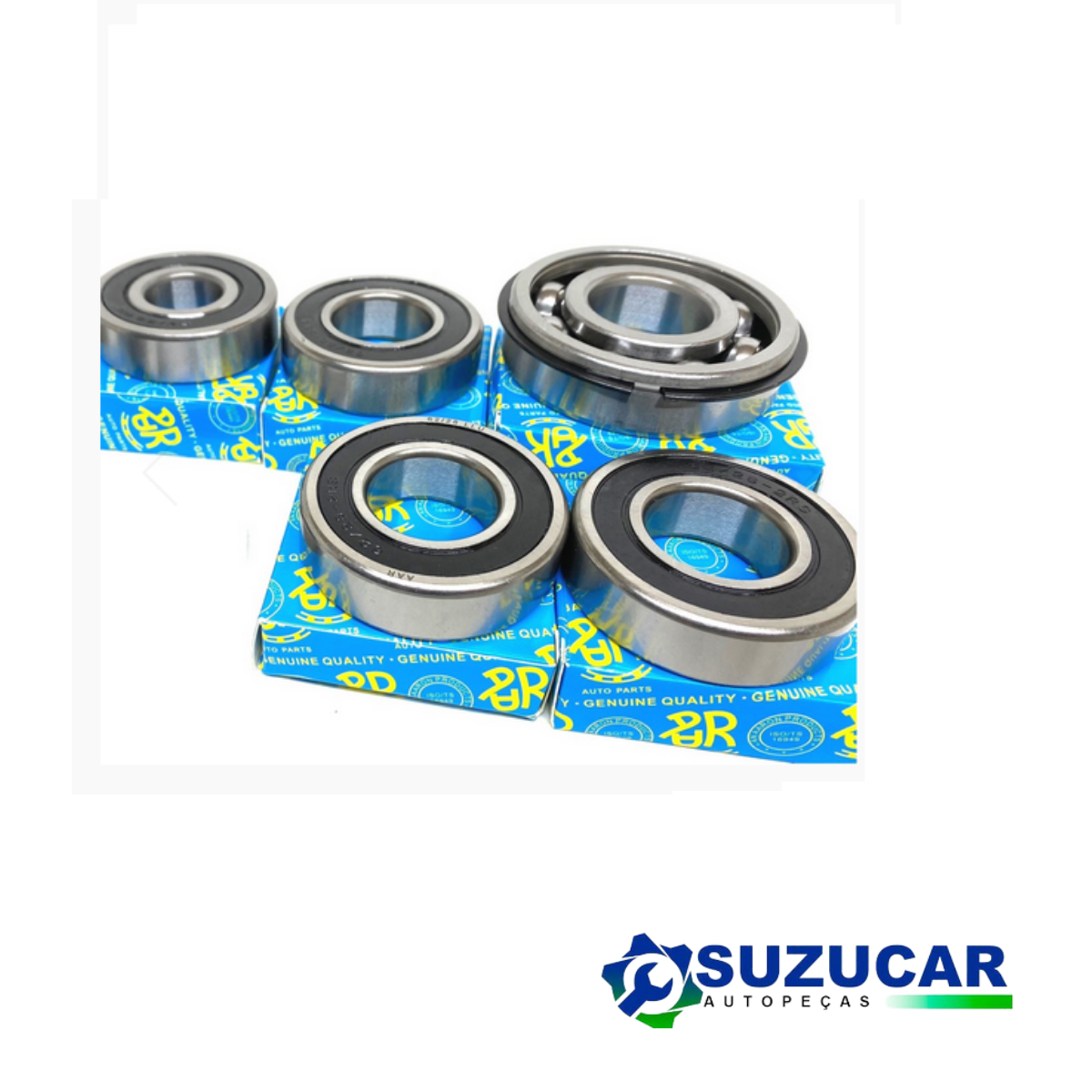 KIT ROLAMENTO DA CAIXA 4X4 SAMURAI 1.3 8V ATÉ 1995