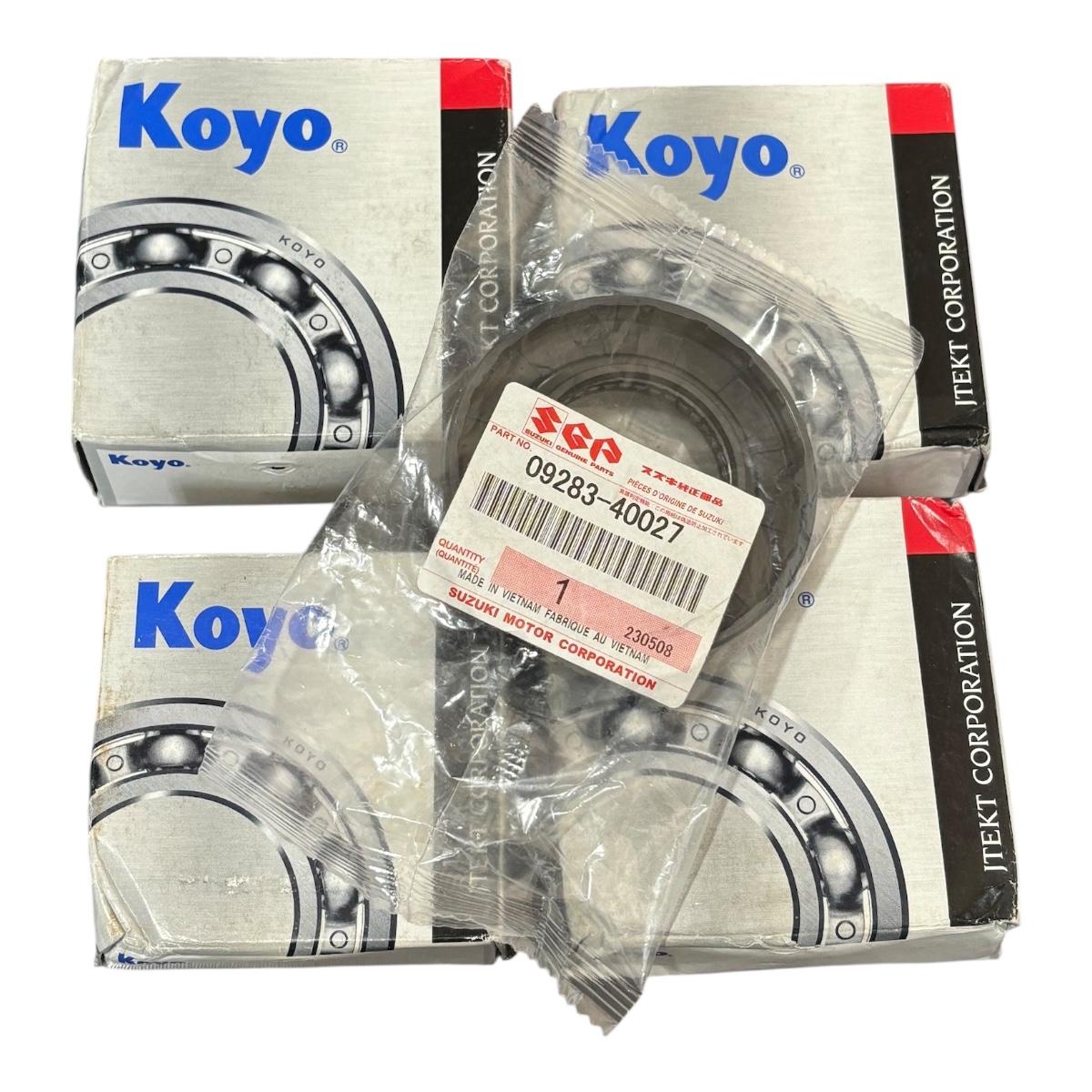 KIT ROLAMENTO DO DIFERENCIAL SAMURAI / VITARA / GRAND VITARA ATÉ 2004 / TRACKER TODAS Até 2009 ( KOYO )