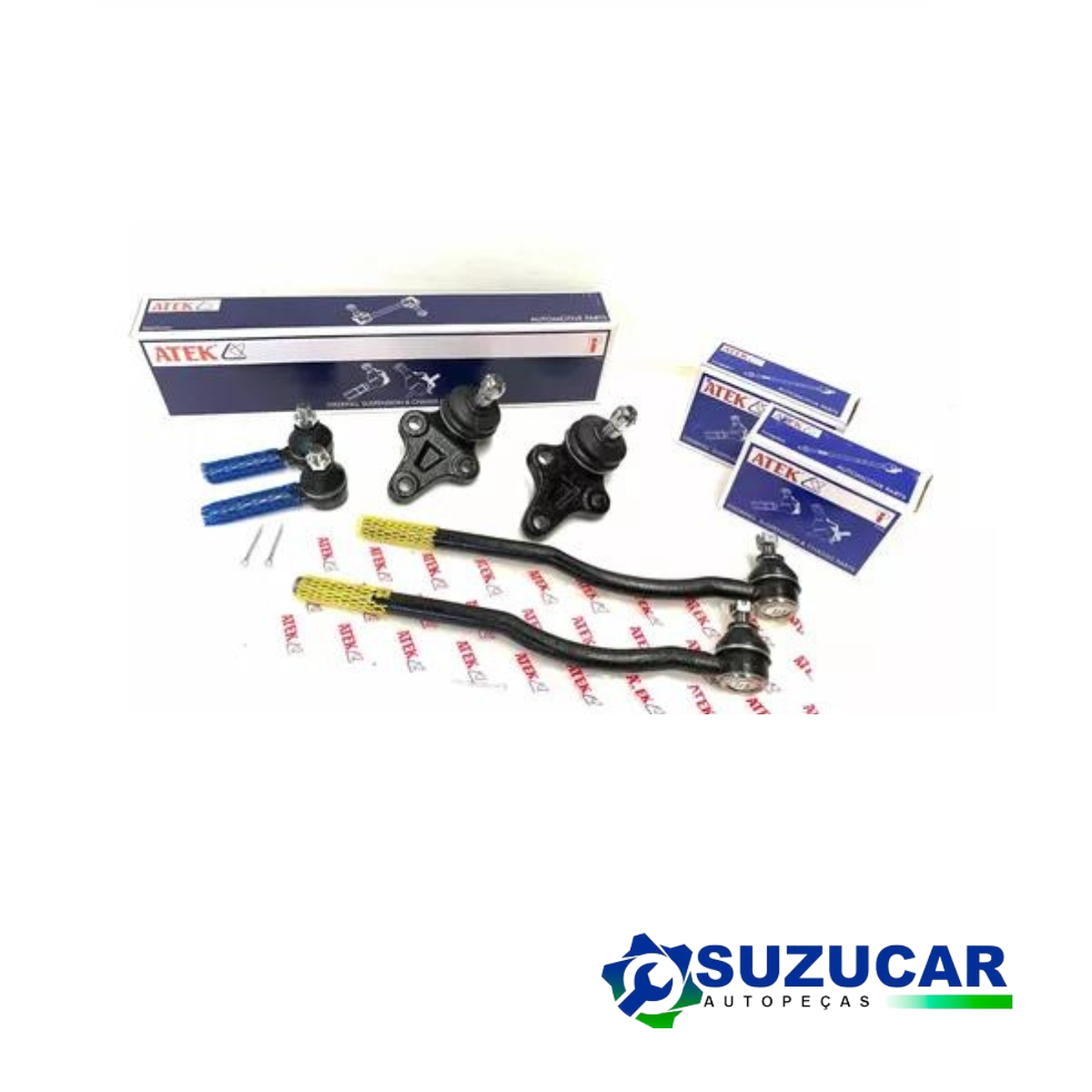 Kit Terminal Direção + Pivô Suzuki Sidekick 1.6 16v  ( Atek)