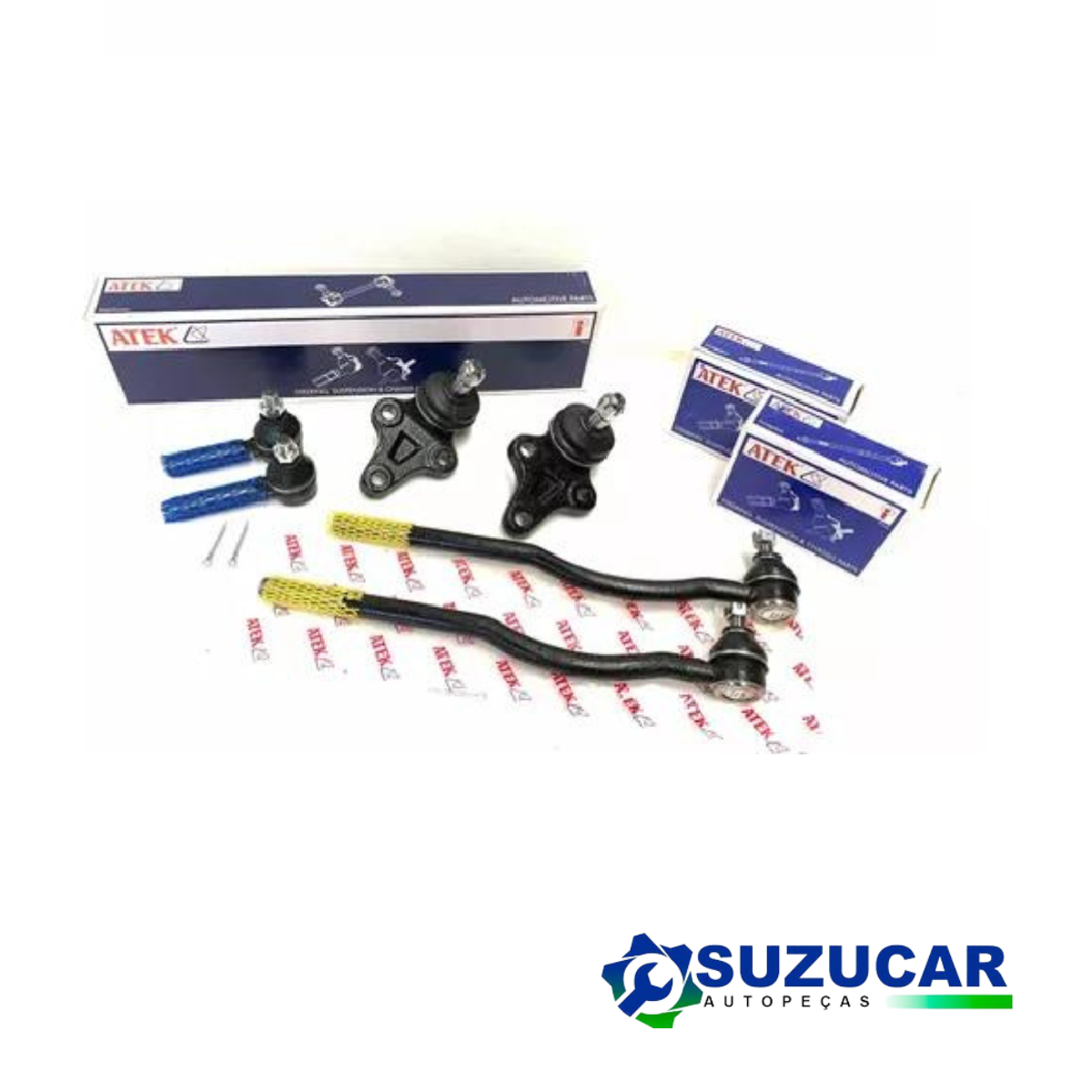 Kit Terminal Direção + Pivô Suzuki Vitara 1.6 16v  ( Atek)