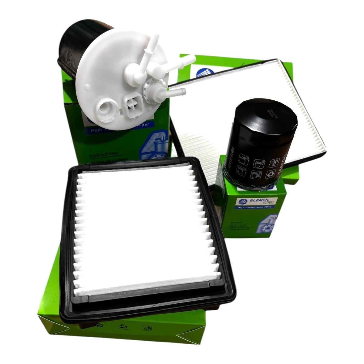 Kit Filtros Ar + Cabine + Oleo + Combustivel Jimny 1.3 16v