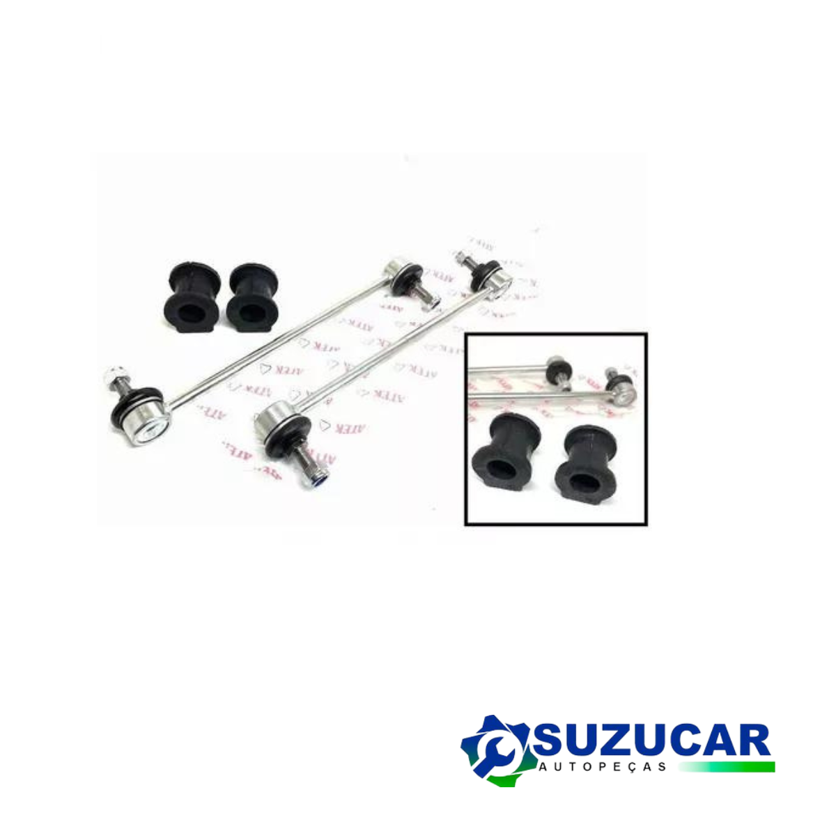 Par Bieleta + Bucha Barra Estabilizadora Sx4 2.0 16v Até 2015