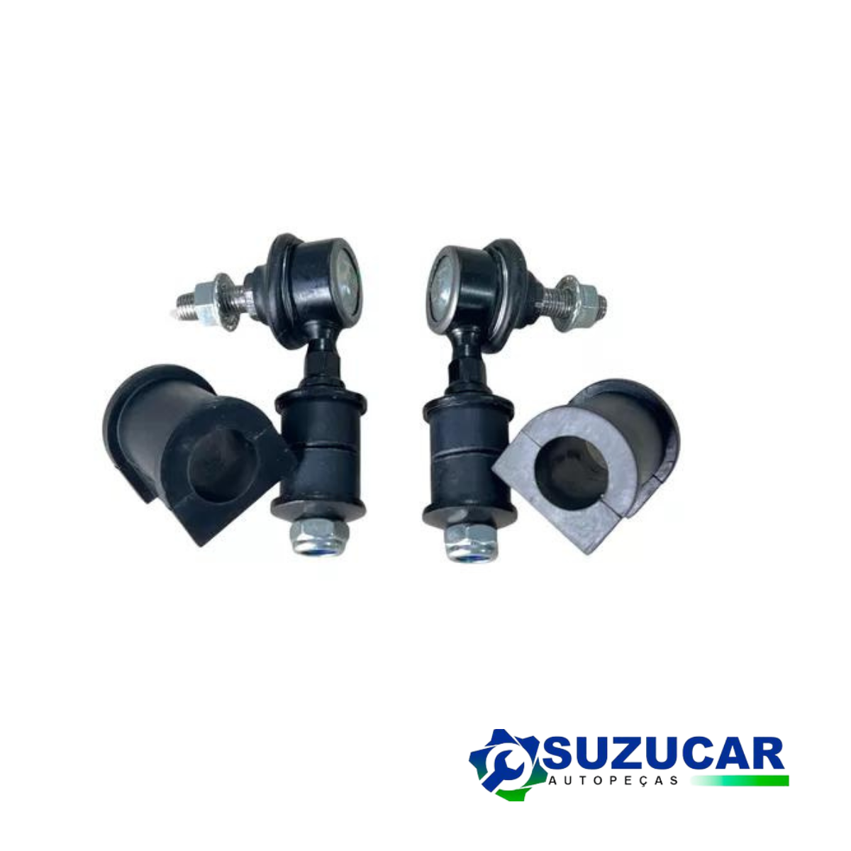 Par De Bucha Barra Estabilizadora + Bieleta Grand Vitara 2.0 Todas Até 2004
