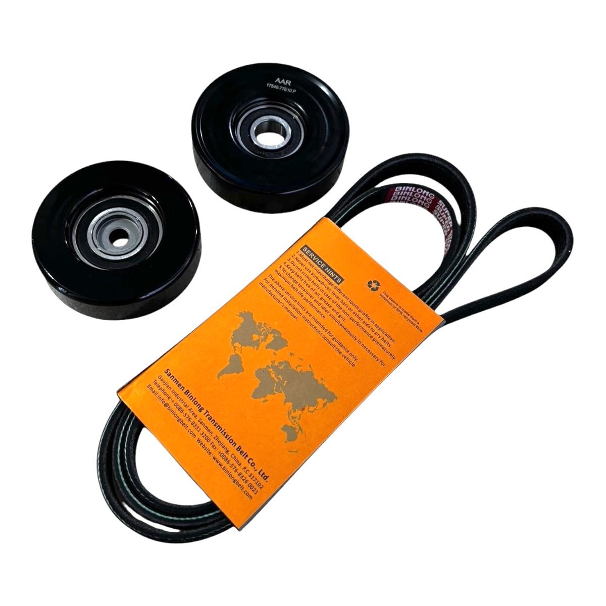 Polia + Correia Poly V Grand Vitara 2.0 16v Todos / Tracker 2.0 16v Gasolina Até 2009