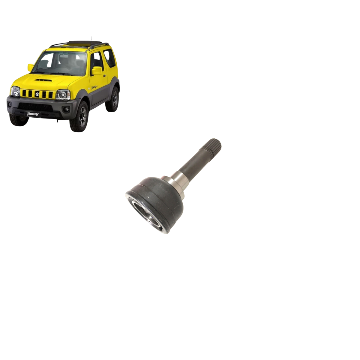 PONTEIRA HOMOCINETICA LADO RODA  JIMNY 1.3 16V TODOS