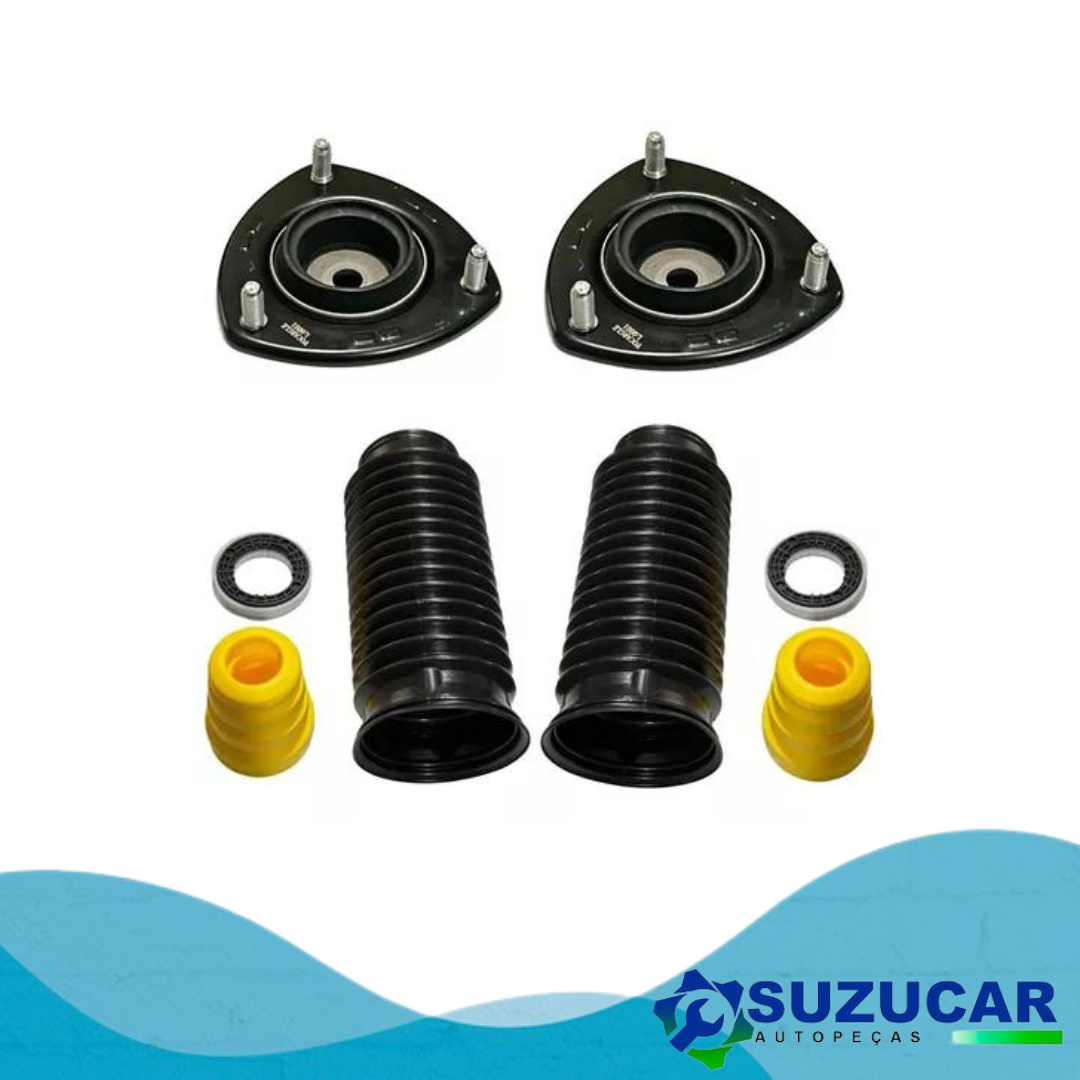 Kit  Coxim  Rolamento+ Batente + Coifa  Amortecedor Grand Vitara  Geração 3 Após 2008