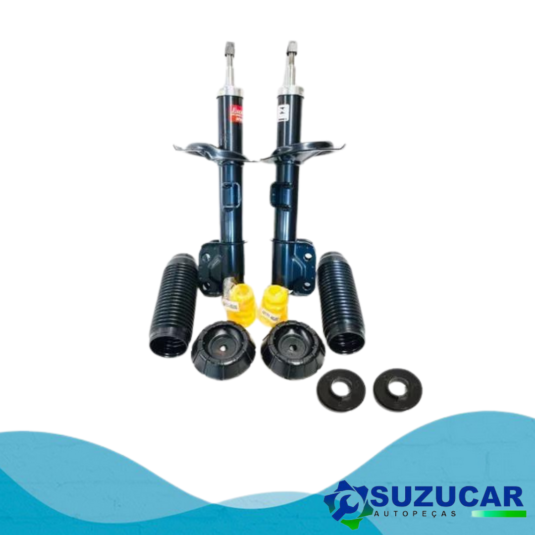 (Par) Amortecedor Dianteiro + Kit Suzuki Sx4 2.0 16V Até 2015